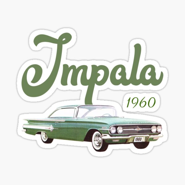 Aperçu de l'œuvre Chemise Impala 1960 voiture verte créée et vendue par cicadaadams.