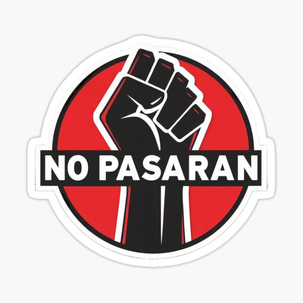 Item preview, Antifascismo “No Pasarán” designed and sold by HCNDesign.
