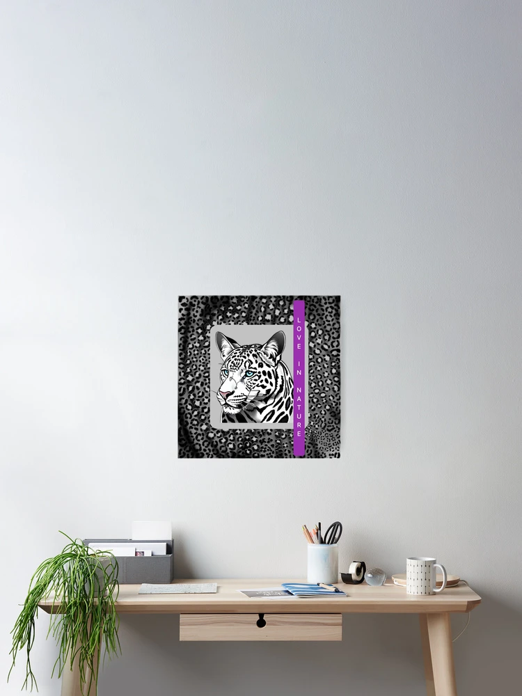 Thumbnail 2 of 3, Poster, leopard pattern designed and sold by zzzozzo.