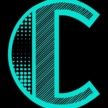 Artwork thumbnail, Modern Monogram Initial Letter C by Lartheviking