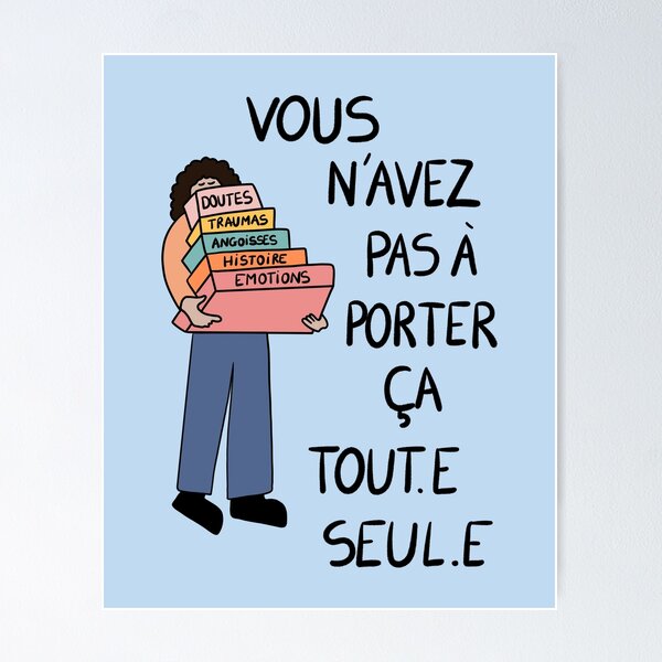 Aperçu de l'œuvre Alléger le poids intérieur créée et vendue par lapsydescouleurscachees.