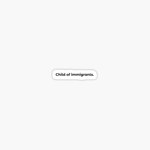 Aperçu de l'œuvre Enfant d'immigrés créée et vendue par MixnMatchTee.