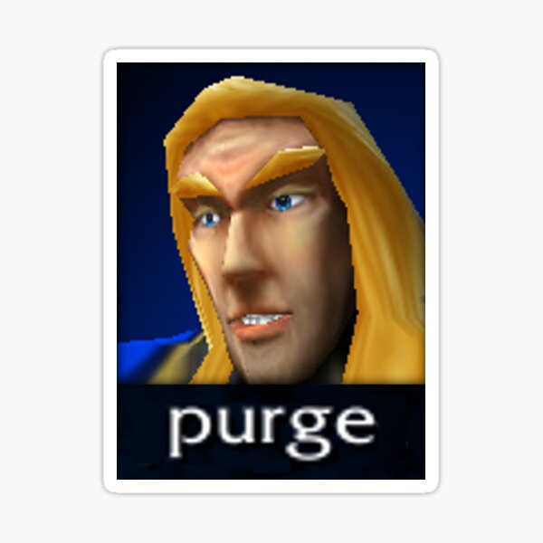 Aperçu de l'œuvre Mème de la purge d'Arthas créée et vendue par GrimdarkStore.