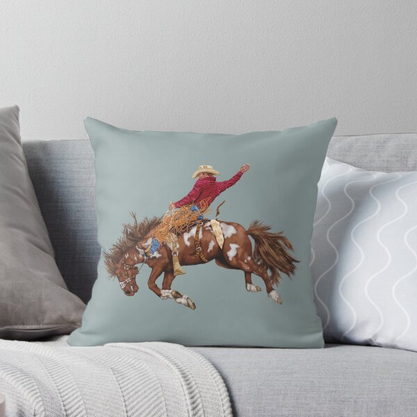 Item preview, Arte de rodeo occidental antiguo: vaquero matando a un caballo salvaje designed and sold by Phat Dog Designs .
