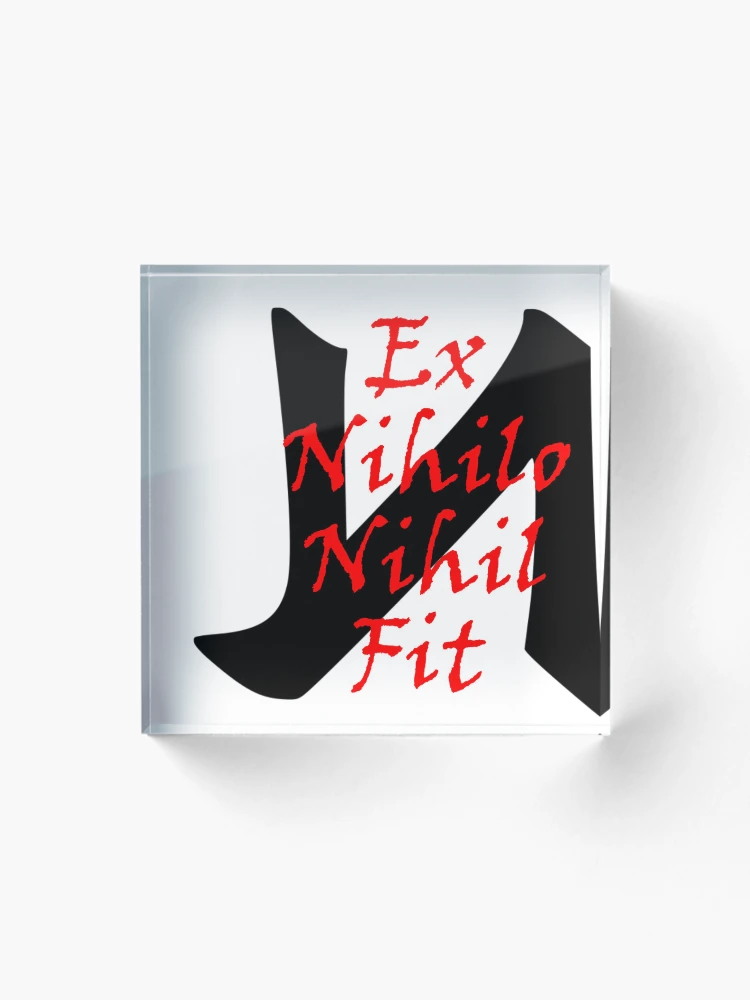Thumbnail 1 von 5, Acrylblock, Ex nihilo nihil fit - Gar nichts designt und verkauft von BeJahMan.