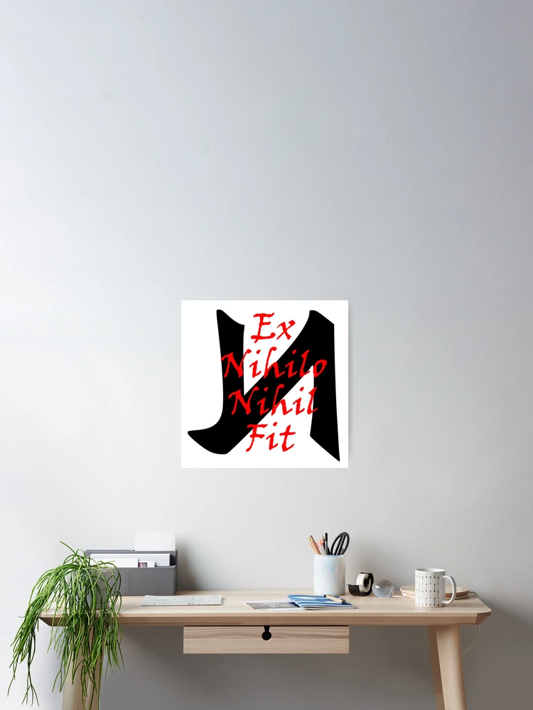 Thumbnail 2 von 3, Poster, Ex nihilo nihil fit - Gar nichts designt und verkauft von BeJahMan.