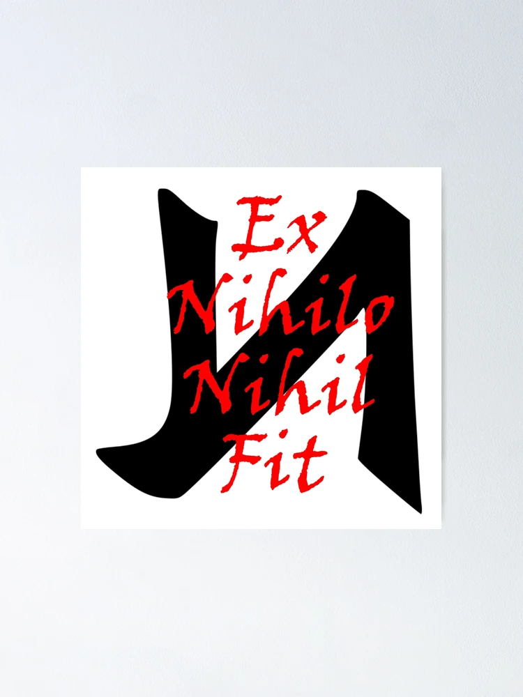 Thumbnail 1 von 3, Poster, Ex nihilo nihil fit - Gar nichts designt und verkauft von BeJahMan.