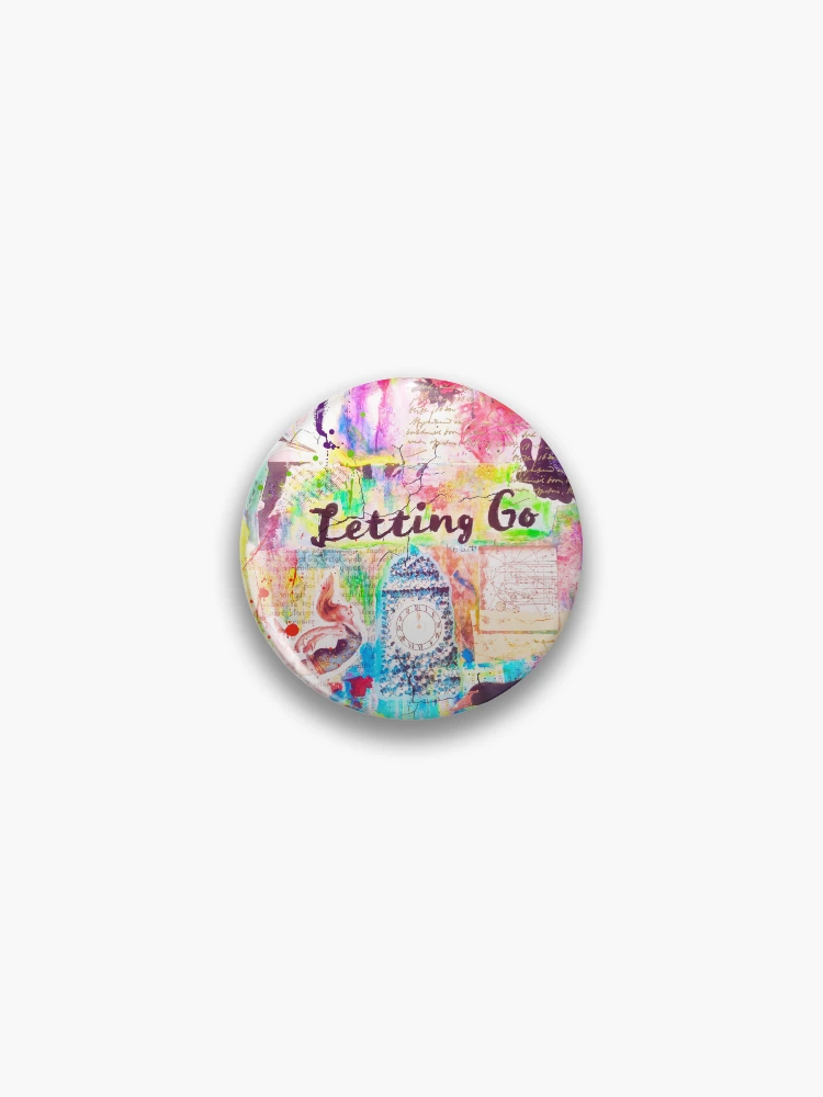 Thumbnail 1 of 3, Pin, Letting Go designed and sold by CharismaticMindArt.