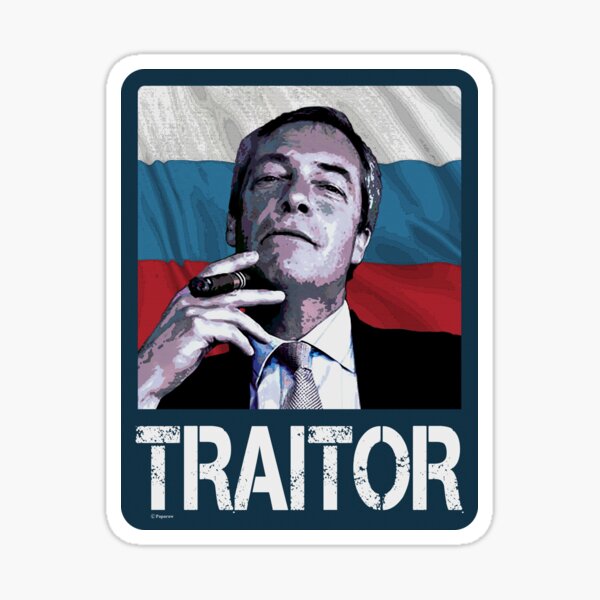 Item preview, TRAIDOR FARAGE designed and sold by Paparaw.