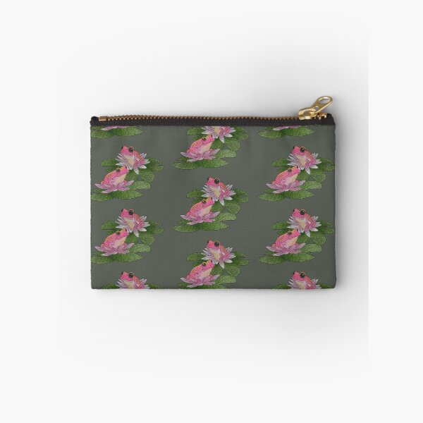 Artikelvorschau, Wasserfrösche - Seerose und Frosch Tier-Blumen-Hybride entworfen und verkauft von Marguerite Artistry.