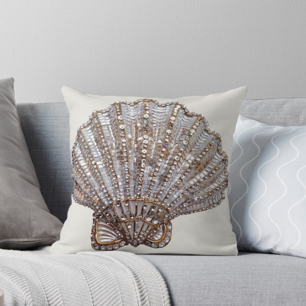 Item preview, Throw Pillow designed and sold by Creative Brat Design Studio.