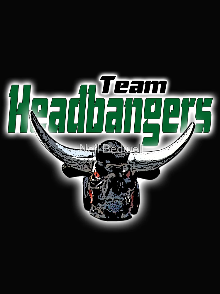 Thumbnail 4 of 4, Boxy T-Shirt, Team Headbangers designed and sold by Neil Bedwell.