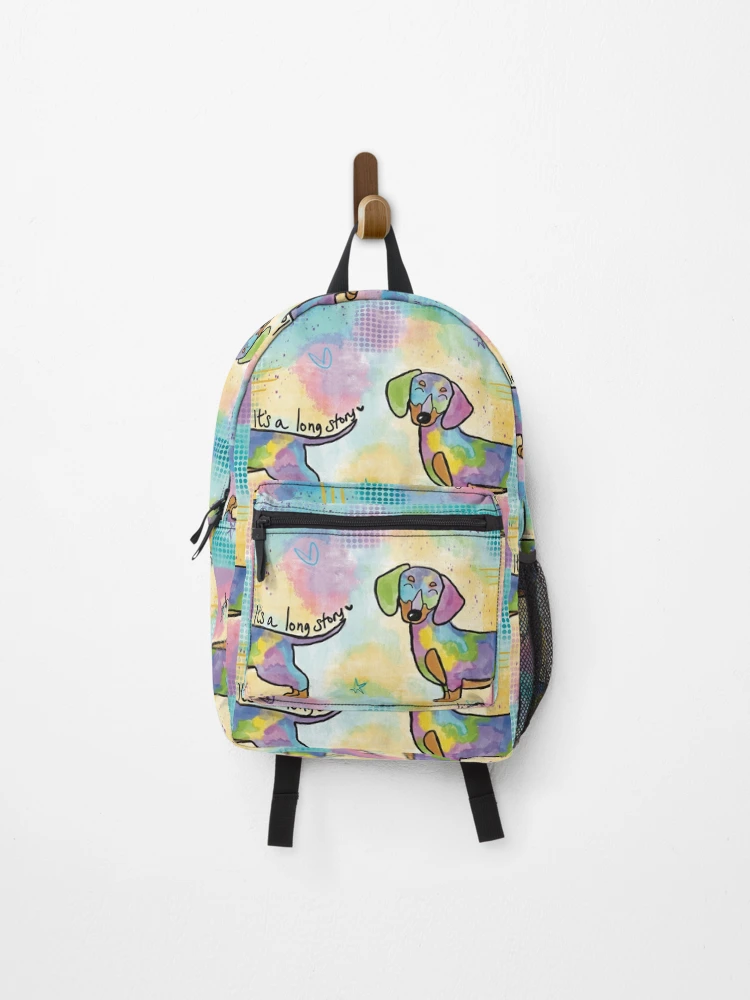 Thumbnail 1 of 3, Backpack, It’s a long story designed and sold by LipigicoArt.