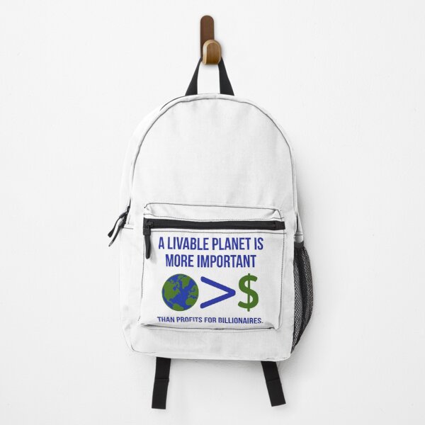 Item preview, A livable planet is more important than profits for billionaires designed and sold by Rachel the Artist .