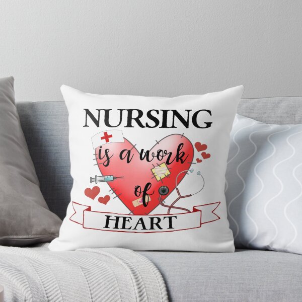 Item preview, Nursing Is a Work of Heart designed and sold by Jenn Graham.