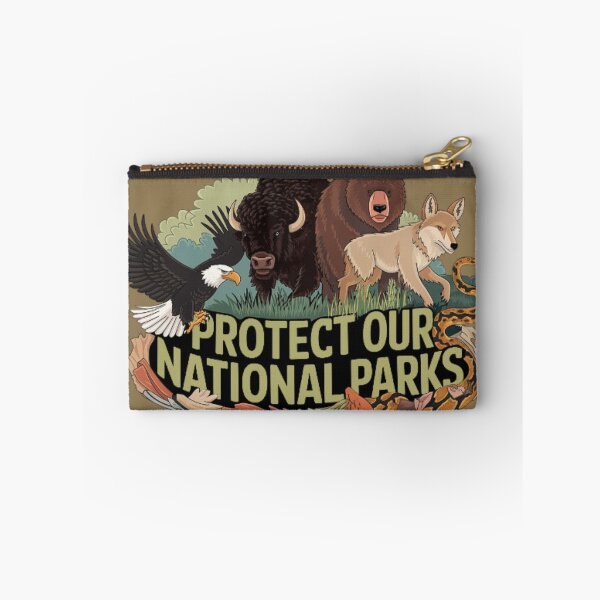 Item preview, Protect Our National Parks - Wildlife Conservation Design designed and sold by Tomasz  Siennicki.