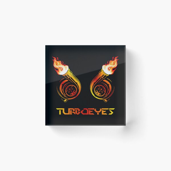 Aperçu de l'œuvre Turbo Eyes Fiery Power – Conception audacieuse alliant vitesse et force créée et vendue par MONTRIS.