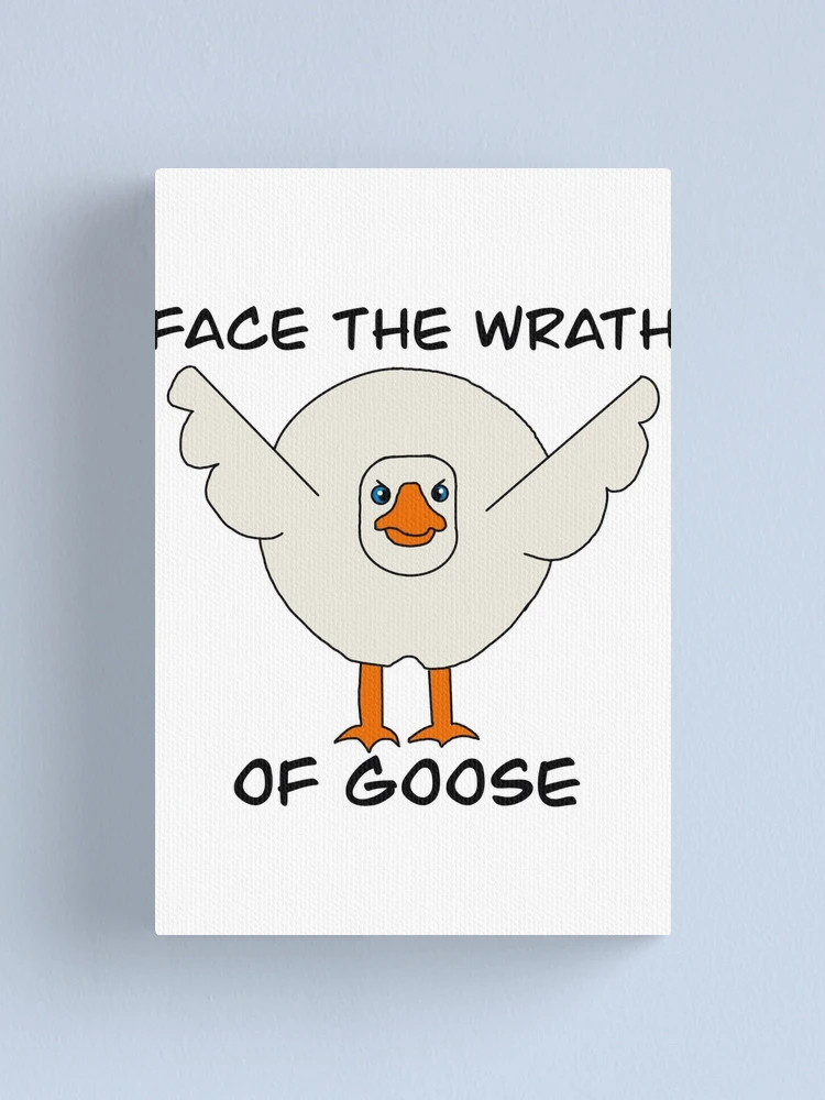 Thumbnail 1 of 3, Canvas Print, Angry Goose designed and sold by sparkly-skye.