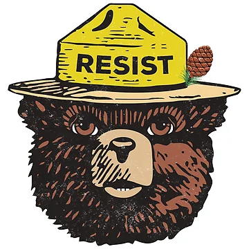 Vorschaubild zum Design Alt National Park Service Resist Bear - Schützen Sie unsere Parks von MisterrAB