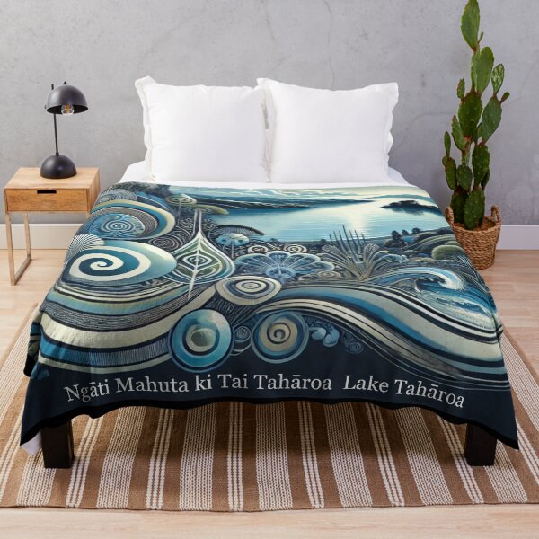 Item preview, Ngāti Mahuta ki Tai Tahāroa – The Spirit of Lake Tahāroa designed and sold by Wiredart.