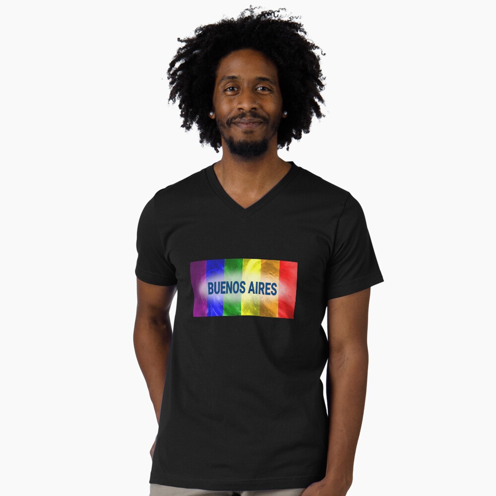 Aperçu de l'œuvre T-shirt col V créée et vendue par PrideFeliz.