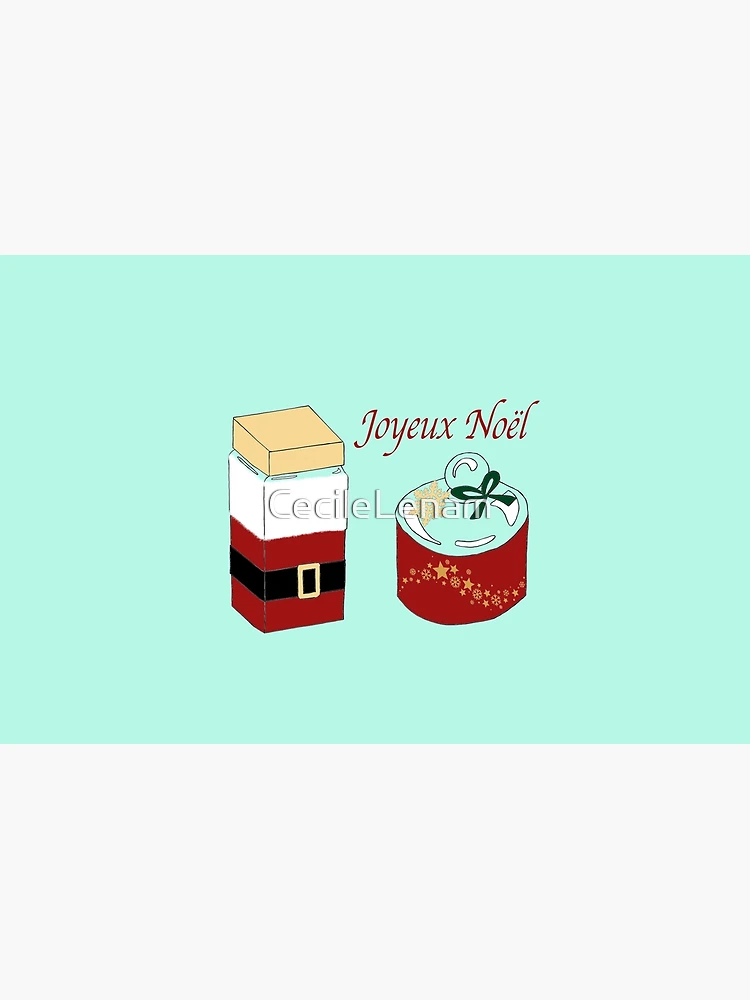 Thumbnail 4 of 4, Zipper Pouch, Merry Christmas Foodie: Festive Boxes designed and sold by CecileLenam.