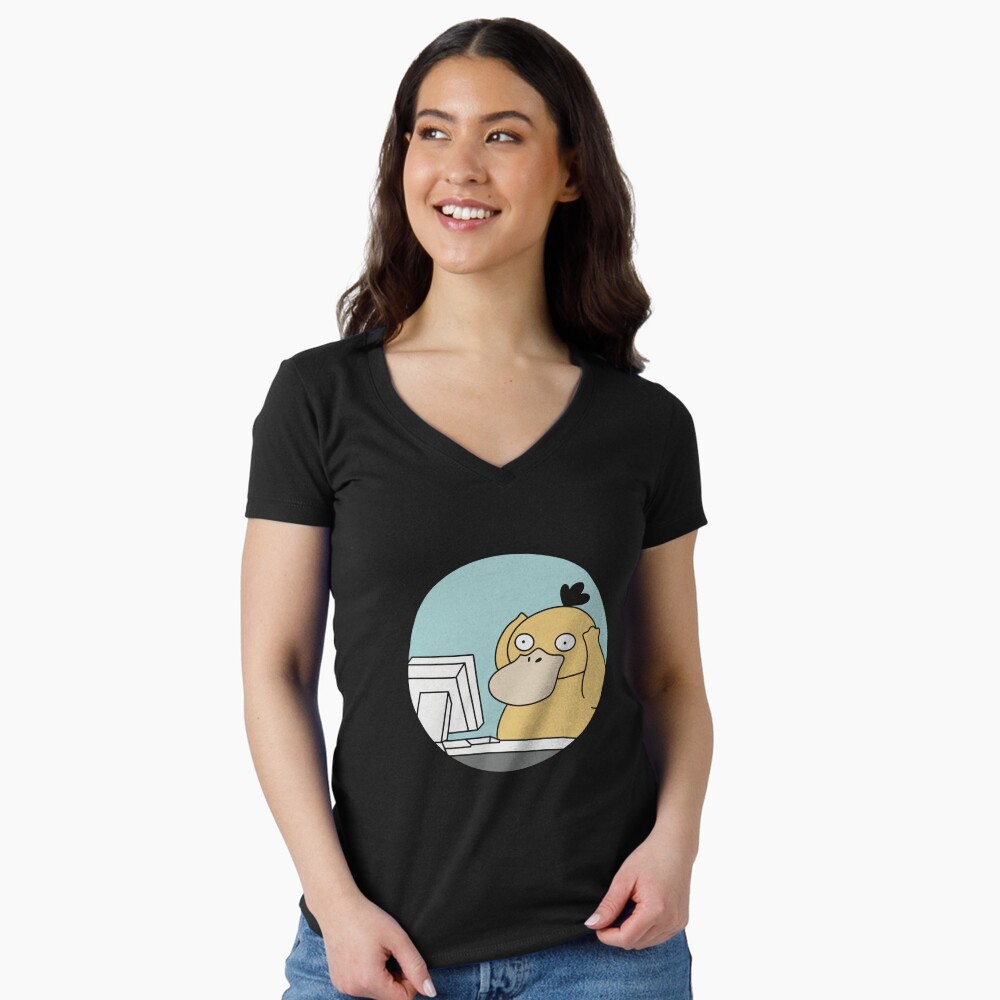 Item preview, Fitted V-Neck T-Shirt designed and sold by CheylaDesigns.