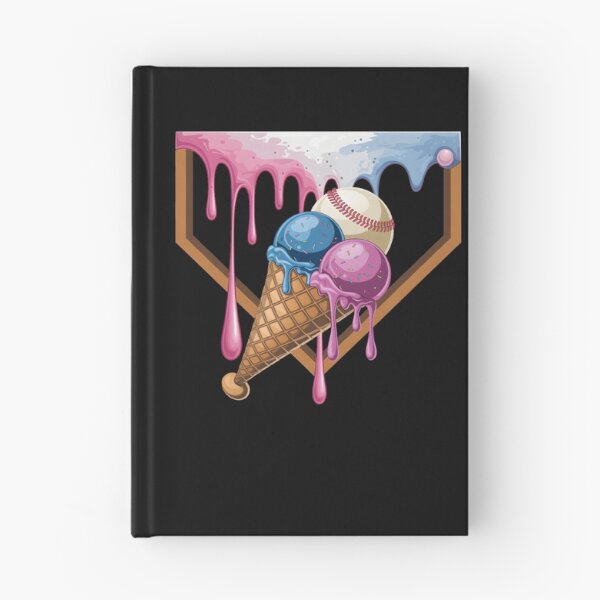 Item preview, Baseball Ice Cream Dripping Baseball Home Plate Drip designed and sold by clothesy7.