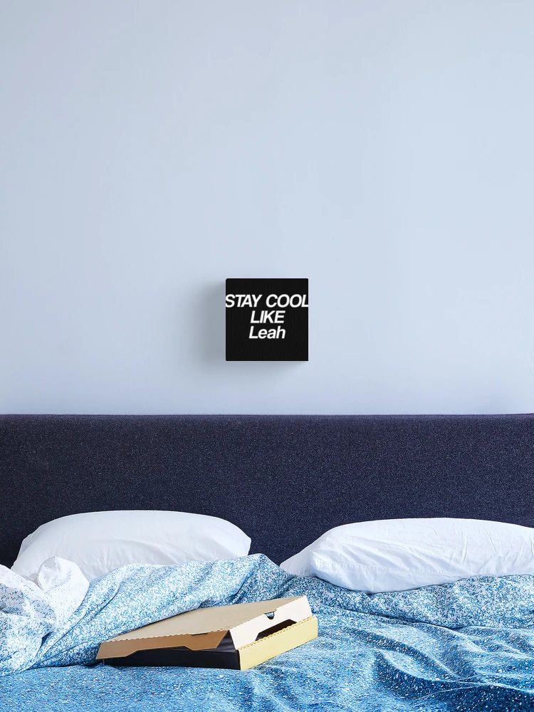 Thumbnail 2 of 3, Canvas Print, Stay Cool Like Leah designed and sold by GeniusPrint.