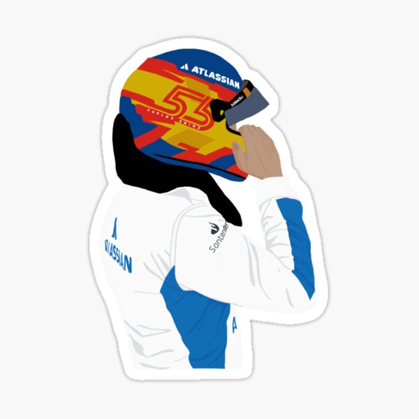 Artikelvorschau, Carlos Sainz Williams entworfen und verkauft von Paddock49.