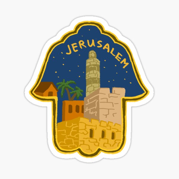 Artikelvorschau, Jerusalem Israel Souvenir Geschenk für Touristen entworfen und verkauft von MichaeIRellov.