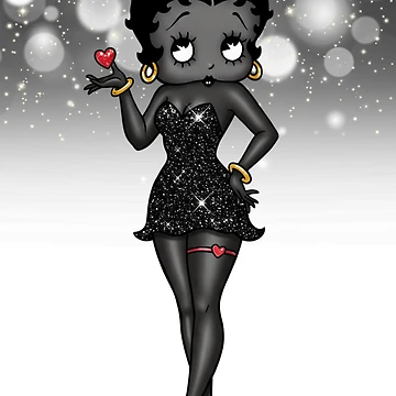Artwork thumbnail, Monochrome Muse Boop by LyssasMindArt