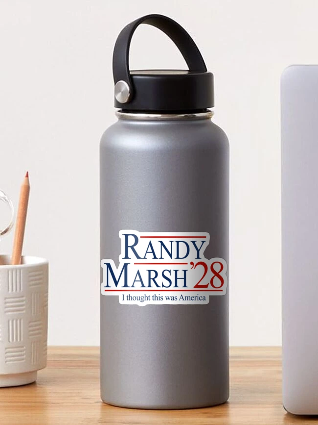 Thumbnail 1 of 3, Sticker, Randy Marsh '28 for president designed and sold by Primotees.