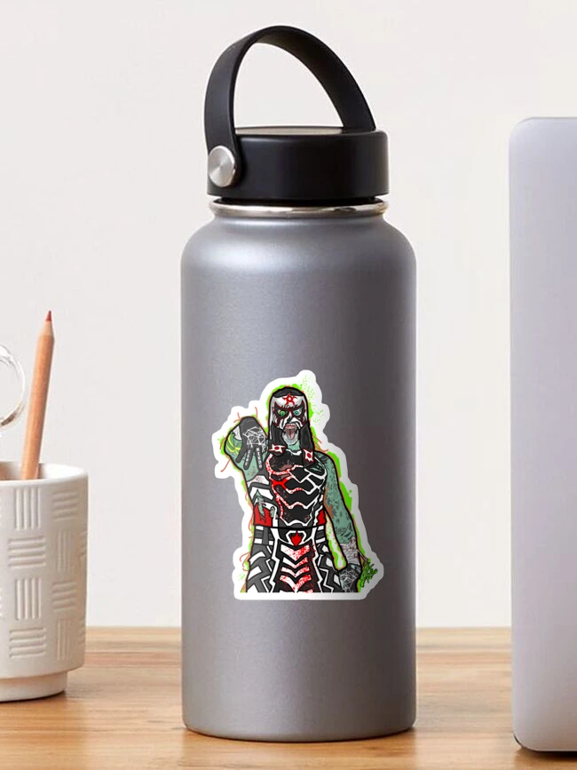 Thumbnail 1 of 3, Sticker, Lucha Zombie designed and sold by TheBurritoKid.