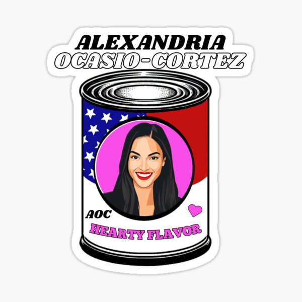 Aperçu de l'œuvre L'AOC ! Alexandria Ocasio-Cortez. Le cœur de l'Amérique. créée et vendue par ToucheTees.