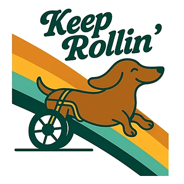 Artwork thumbnail, Keep Rollin' IVDD Design by Indie-On-Wheelz