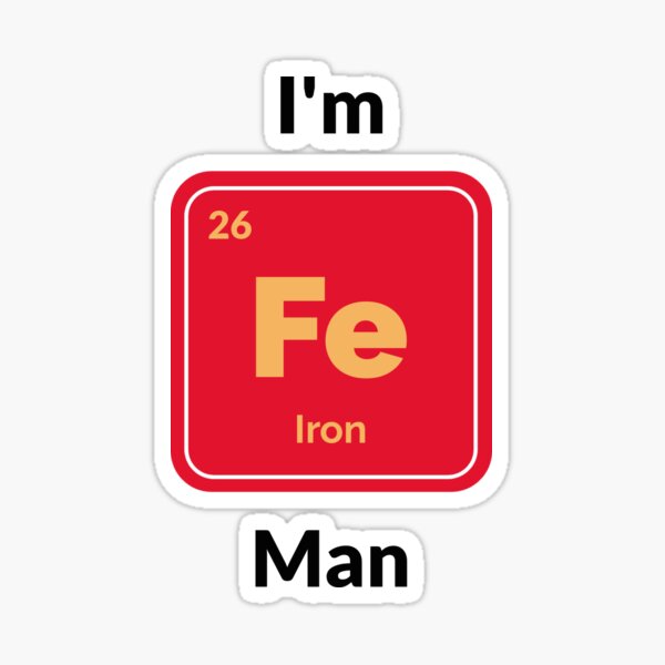 Aperçu de l'œuvre Je suis Fe (Iron) Man - Périodiquement génial créée et vendue par Ricky-Stiles.