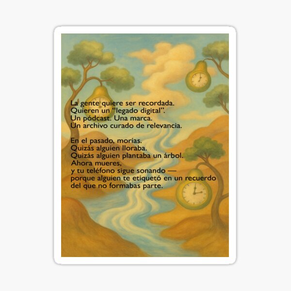 Item preview, Legado Digital - Arte Existencial sobre Memoria y Decadencia designed and sold by CrumblyStudio.