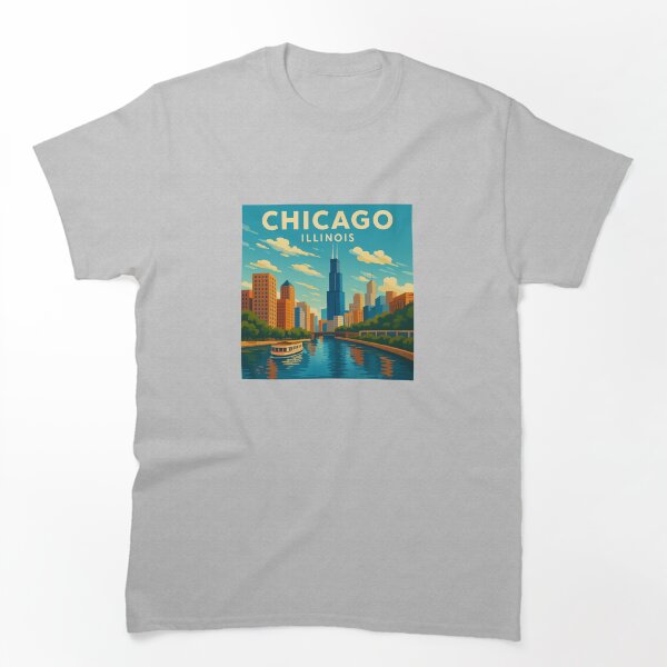 Aperçu de l'œuvre Chicago, Illinois créée et vendue par CharmStudio.