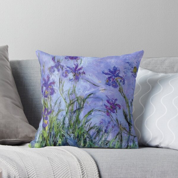 Aperçu de l'œuvre Claude Monet : Iris Lilas 1914 créée et vendue par PureVintageLove.