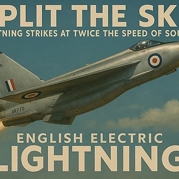 Artwork thumbnail, English Electric Lightning by Skyframe Aviation