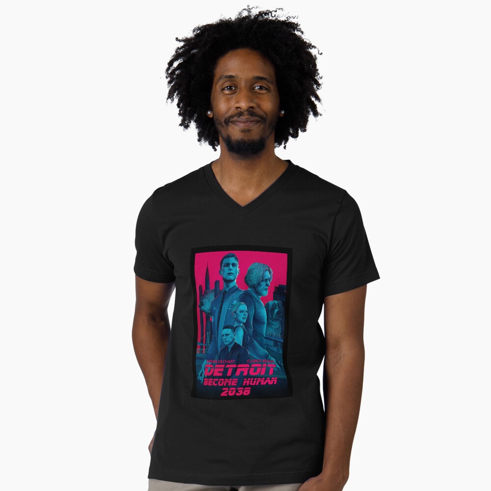 Item preview, V-Neck T-Shirt designed and sold by raaawrbin.