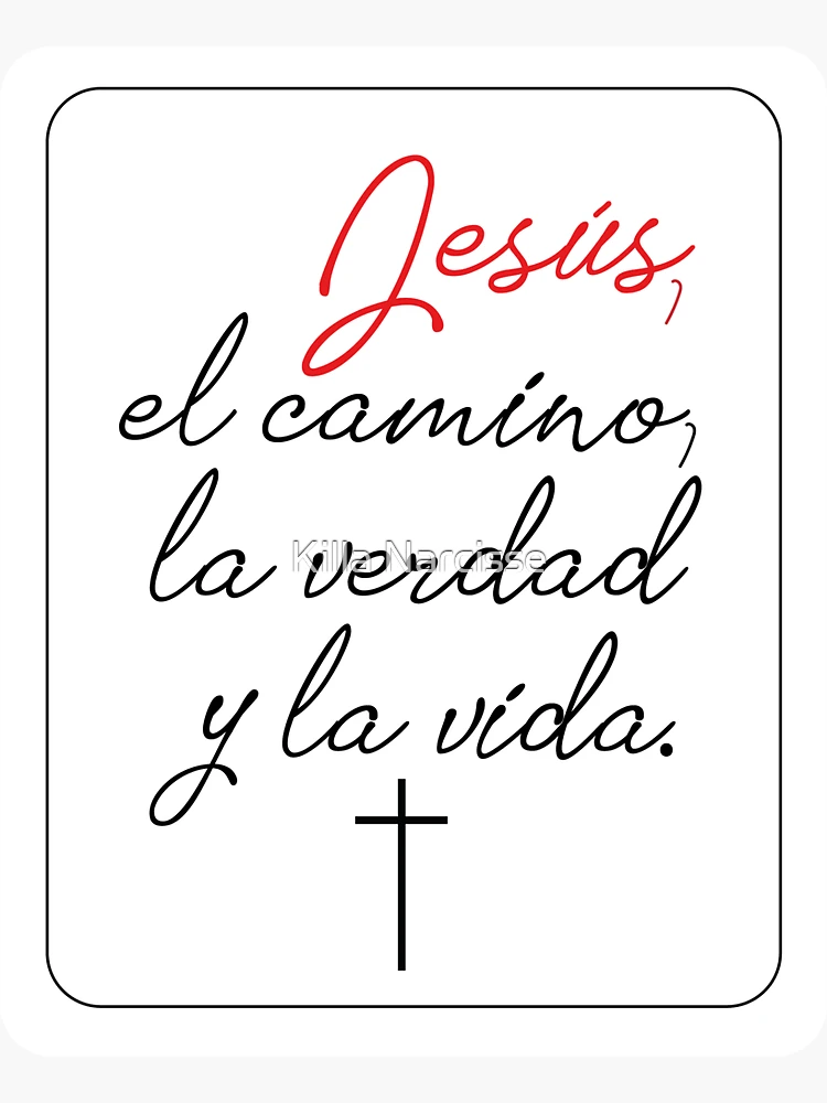Imagen 3 de 3, Pegatina con la obra Sticker sobre Jesús, diseñada y vendida por Killa Narcisse.