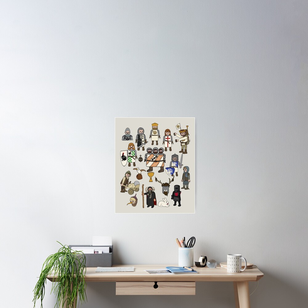 Vista previa del artículo con la obra «Póster», diseñado y vendido por Unhinged Heather.