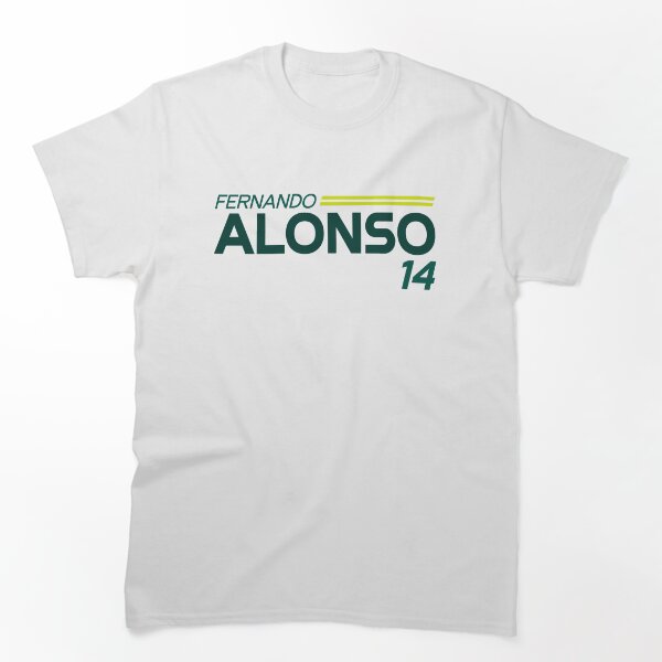 Artikelvorschau, Alonso Bold Green 14 Art – F1-Fahrergrafik | Rennname und -nummer entworfen und verkauft von Studio F1Grid.