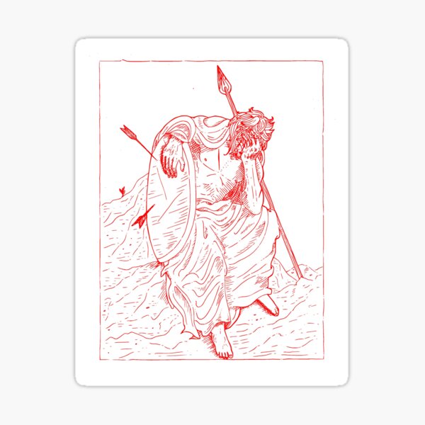 Artikelvorschau, Klage des Kriegers entworfen und verkauft von Invisigoth's Illustrations.