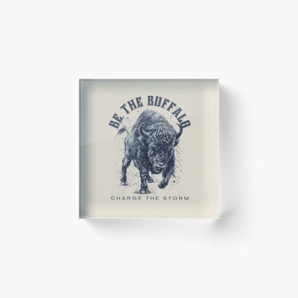 Aperçu de l'œuvre Soyez le buffle - Chargez la tempête Bold créée et vendue par dutchlovedesign.