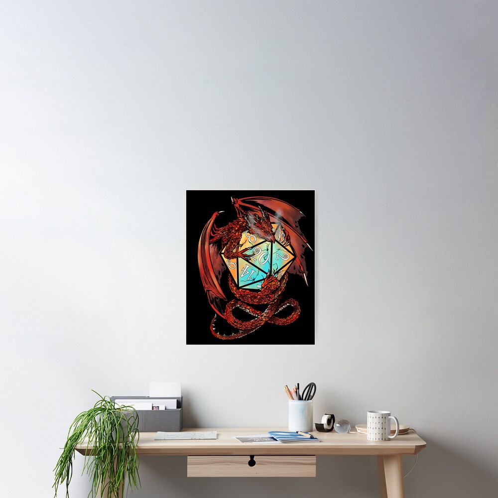 Vista previa del artículo con la obra «Póster», diseñado y vendido por saintash.