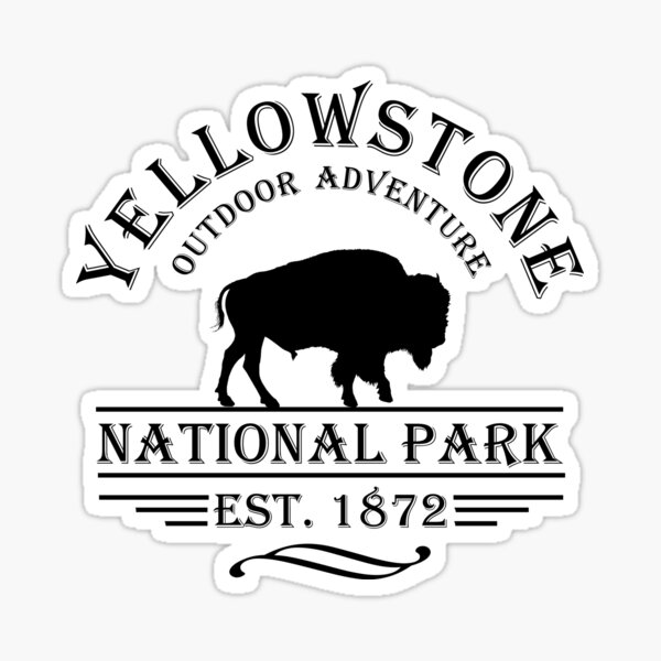 Aperçu de l'œuvre Parc national de Yellowstone : vacances vintage en plein air, voyage, camping créée et vendue par Alexaltay.