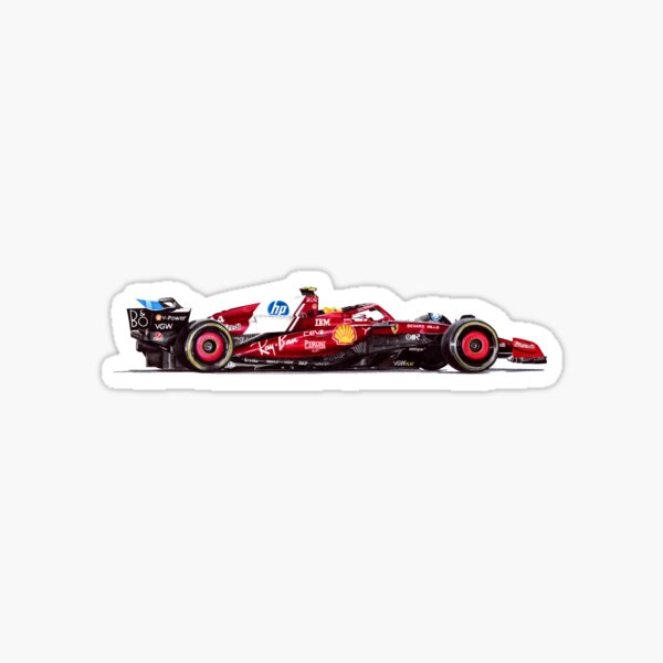 Artikelvorschau, Lewis Hamilton im F1 Ferrari SF-25. entworfen und verkauft von Car drawings by Pavlo Scherbatyuk.